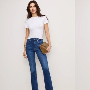 NWT Good American Always Fits Good Legs Straight Jeans Fits size 6 through 12